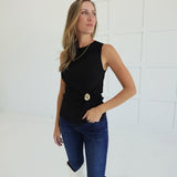 Subtle Details Top - Black