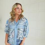 Kelty Print Blouse