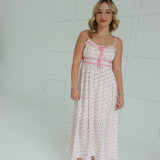 Amara Midi Dress - Pink