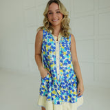 Miss Hospitality Mini Dress - Blue