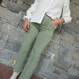 Polly High Rise Jeans - Sage