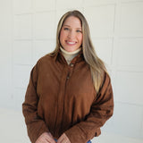 The Round-Up Suede Jacket