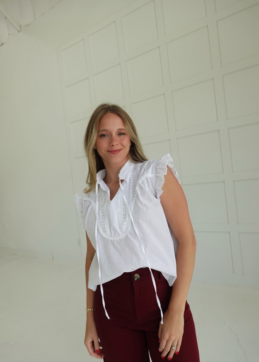 Vienna With Love Blouse - White