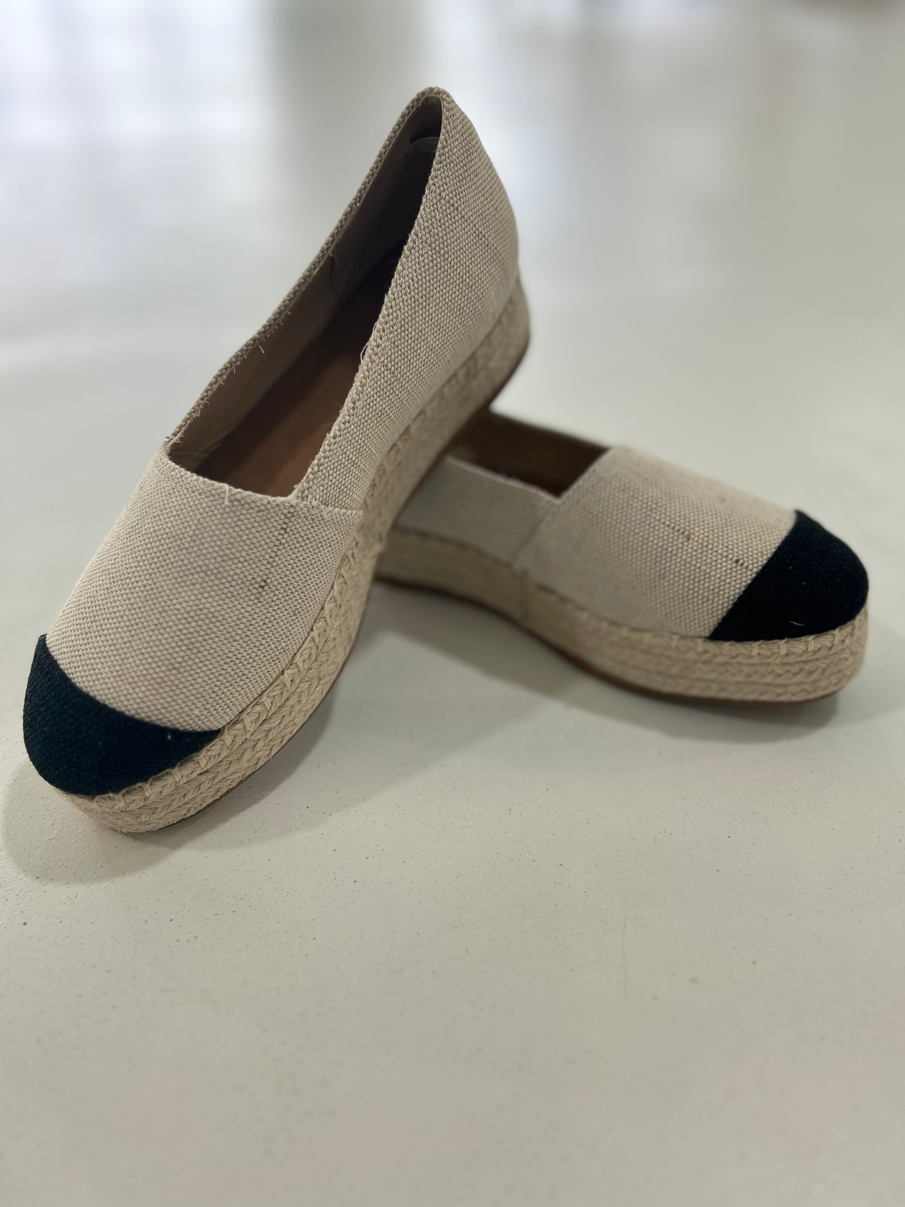 Tallia Platform Shoe - Beige Linen