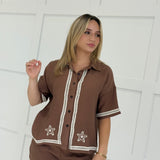 Starfish Linen Set - Brown
