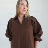 The Perfect Look Top - Brown