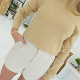Back For Basics Sweater - Sand