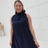 Bess Mini Dress - Navy