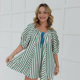 Jackie Striped Romper