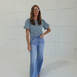 Summer Flare Top - Seafoam