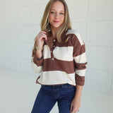 Entitlement Ease Top - Brown