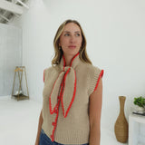Oh So Proper Sweater - Mocha Red