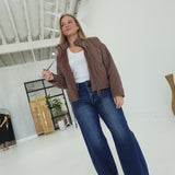 Carsyn Quilted Jacket - Brown