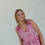 Rosette Midi Dress