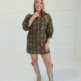 Feature of Me Mini Dress - Olive