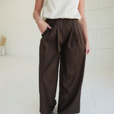 On My Dime Trousers - Brown
