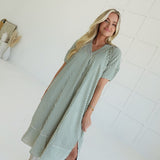 Ida Midi Dress - Hunter