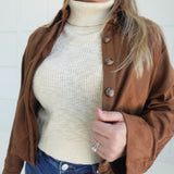 The Round-Up Suede Jacket
