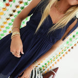 Cheers Mini Dress - Navy