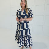 Tremor Midi Dress - Navy