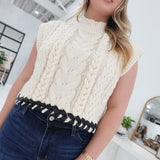 Esme Ribbon Sweater - Cream