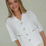 Eleanor Linen Top