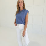 Annuals Sweater Vest - Dusty Blue