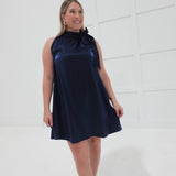 Bess Mini Dress - Navy