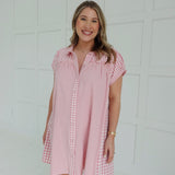 Very Pleasant Mini Dress - Pink