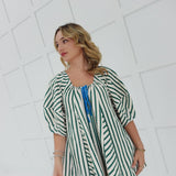 Jackie Striped Romper
