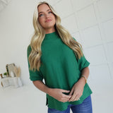 Danner Sweater Top - Hunter Green