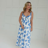 Ohana Midi Dress - Blue