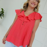 Breakaway Top - Coral
