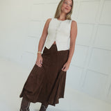 Frontier Chic Midi Skirt