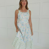 Mulberry Floral Print Dress