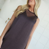 Run-Around Mini Dress - Truffle