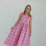 Rosette Midi Dress