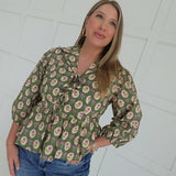Magdala Peplum Top