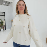 Subtle Hint Sweater - Oatmeal