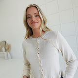Ramsey Ruffle Sweater Top