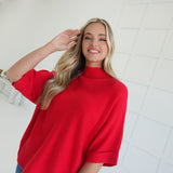 Danner Sweater Top - Red