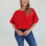 The In-Betweens Top - Red