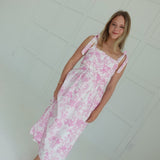 Malicent Midi Dress - Pink