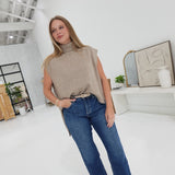 The Courtyard Top - Mocha