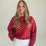 The Hooper Sweater - Red