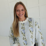 Falling For Juliet Sweater - Blue