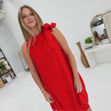 Bess Mini Dress - Red