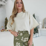 Fatal Reaction Sweater - Ivory