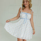 Buy Myself Flowers Mini Dress - Ivory