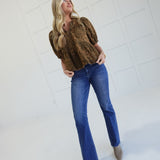 Jameson Printed Top - Camel